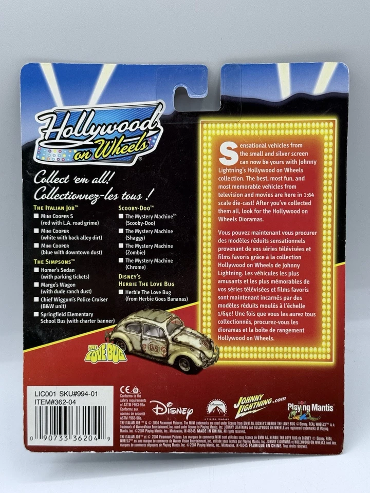 2004 Johnny Lightning Hollywood On Wheels The Italian Job Mini Cooper S - Image 3 of 4