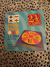 24 Game Double Digits Single Digits - 1, 2, 3 Dot - Math Game - 96 CARDS EUC