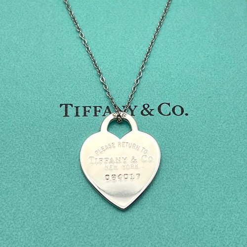 Tiffany & Co Necklace Return To Heart Silver 925 Sterling Silver