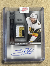 24-25 Upper Deck Black The Cup Signature Patches SHEA THEODORE /99