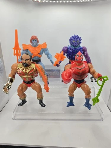 Vintage Motu He-Man Masters Of The Universe Action Figures Accessories Complete