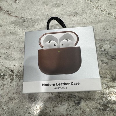 Nomad Modern Leather Case for AirPods 4th Gen