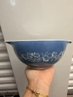 Vintage Pyrex 444 Cinderella Mixing Bowl Colonial Mist Blue Glass