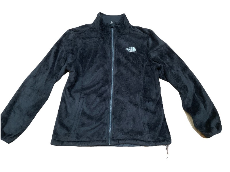 The Northface Black Fleece Full Zip Jacket Coat Woman’s Large 