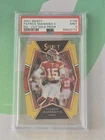 2021 Panini Select #102 Patrick Mahomes II Gold Prizm Die Cut /10,  PSA 9