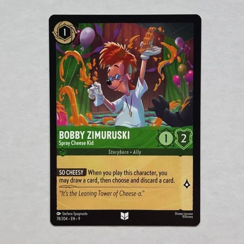 Bobby Zimuruski 78/204 Disney Lorcana Fabled Regular Uncommon Card NM