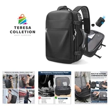 Vacuum Backpack Travel – Expandable Compression Carry On Backpack with Vacuum...