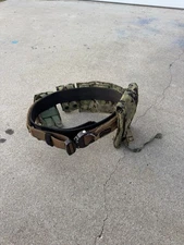 Ronin Senshi Tan Molle 2” Battle Inner/Outer Belt Small w/ Eagle AOR2 Pouches