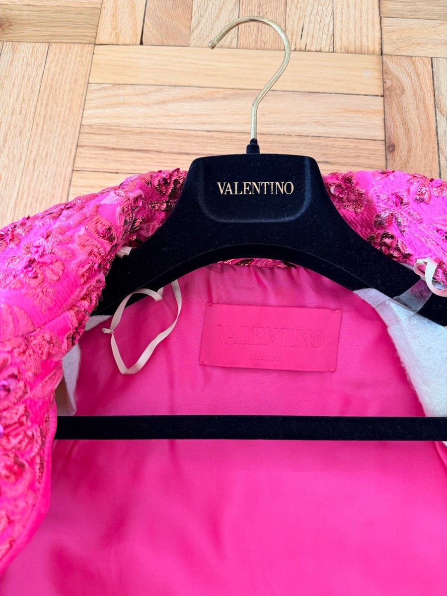 Valentino Pink Sequin Jacket Size 38 (S) | eBay
