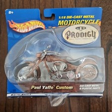 NUOVO Hot Wheels Prodigy Paul Yaffe Customs Moto Originale 2001 Scala 1:18