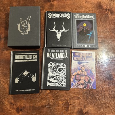The black Hack And Scourge of the Scorn Lords - Meatlandia Books