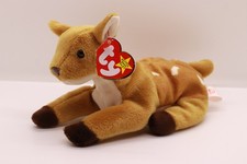 TY Beanie Babies Whisper the Deer Plush With Tag 1997
