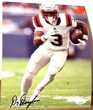 DEMARIO DOUGLAS SIGNED 8X10 Photo JSA COA  New England Patriots B