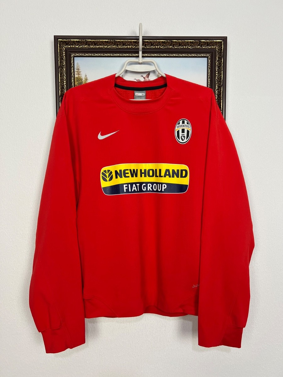 Vintage Nike Juventus Football Red Sweatshirt Mens Jacket Track