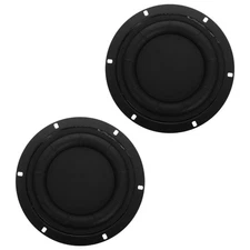 2 Pcs Bass Radiator Replacement Woofer Part DIY Subwoofer Repair