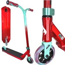 Chilli Pro Jumpstart M Stunt-Scooter H=81cm Trick Tret Park Roller Rot Türkis