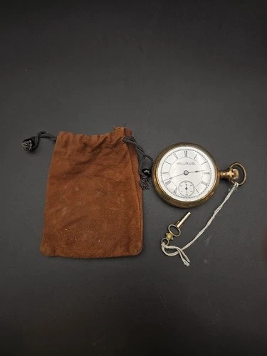 1890 Illinois Grade 2 Pocket Watch - 18s, 11J - For Parts/Repair