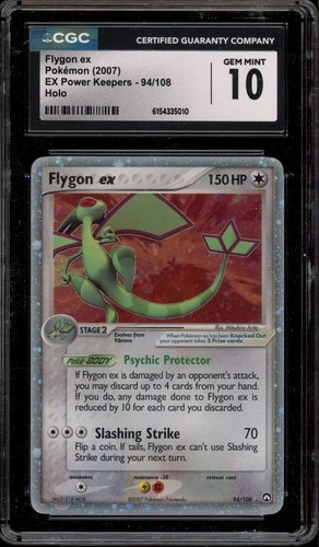 Pokemon Flygon ex EX Power Keepers Holo Ultra Rare #94 CGC 10 Gem Mint