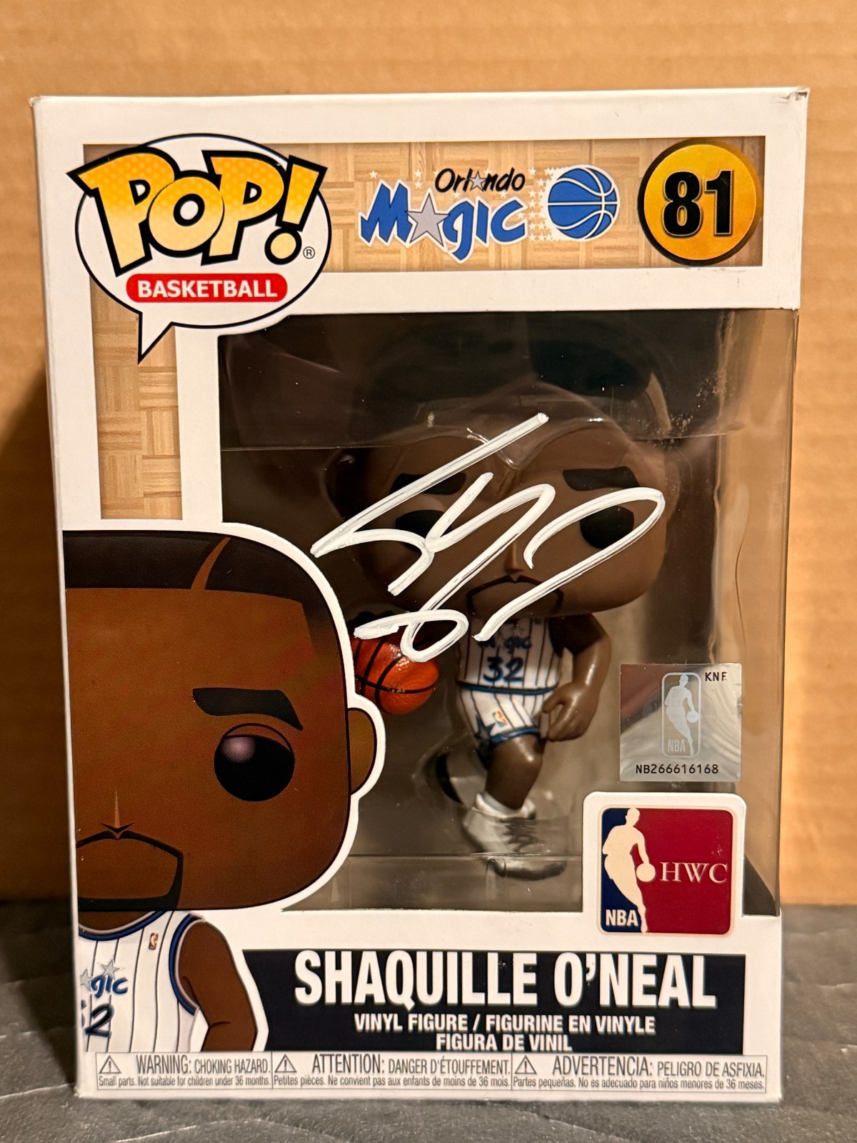Funko Pop! Shaquille O'Neal #81 Autographed Signed Beckett (BAS) 