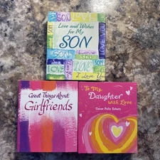Blue Mountain Arts Little books set 3 SON, GIRLFRIENDS & DAUGHTER