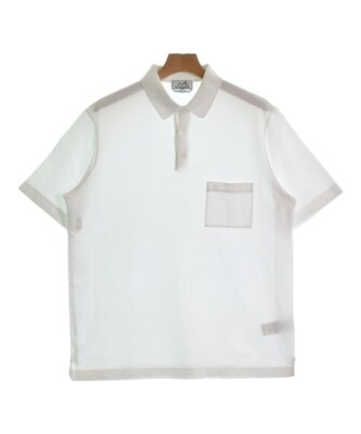 HERMES Polo Shirt White XL 2200522848052 | eBay