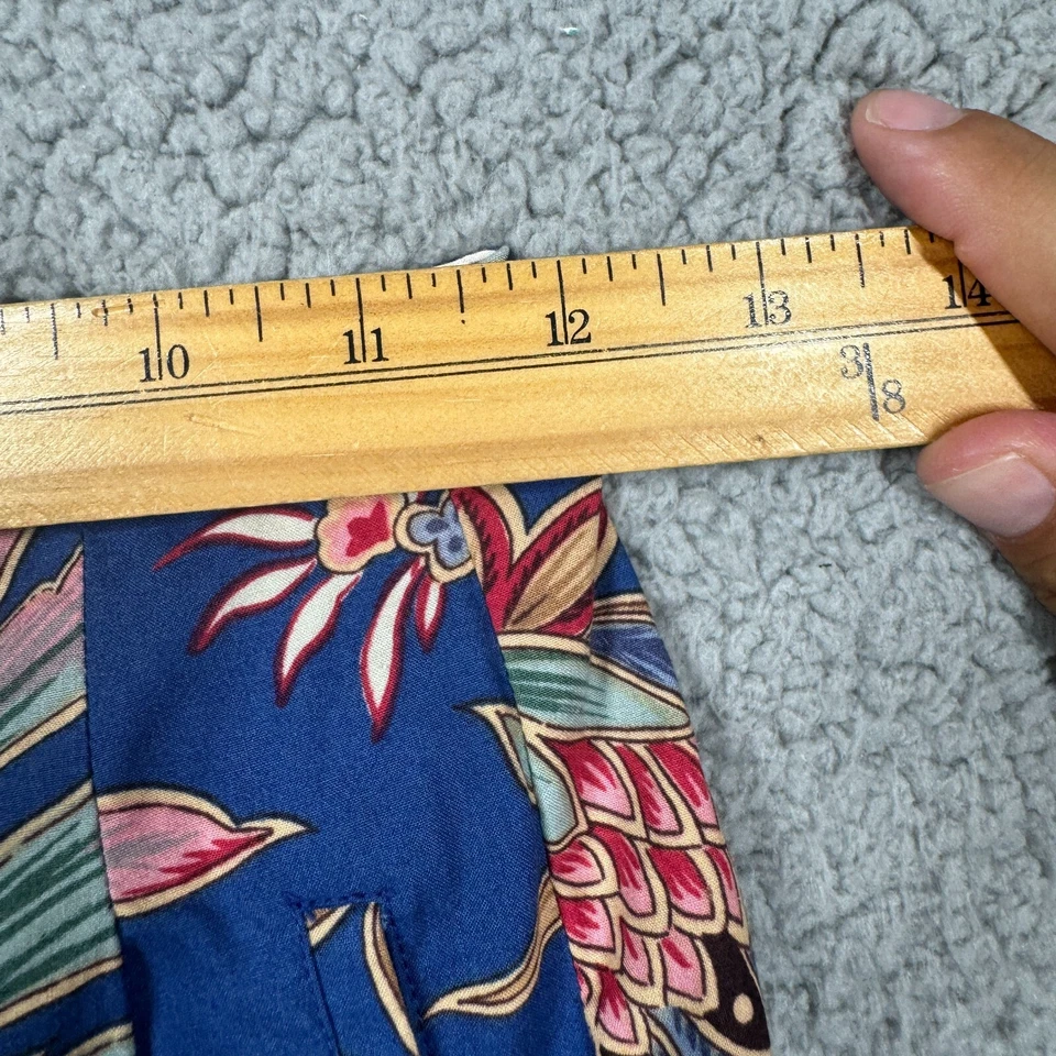 Pantalones Cortos de Caminar Plisados Ralph Lauren De Colección para Mujer Talla 6 Floral 9" Entrepierna Sueltos Foto 4 de 4