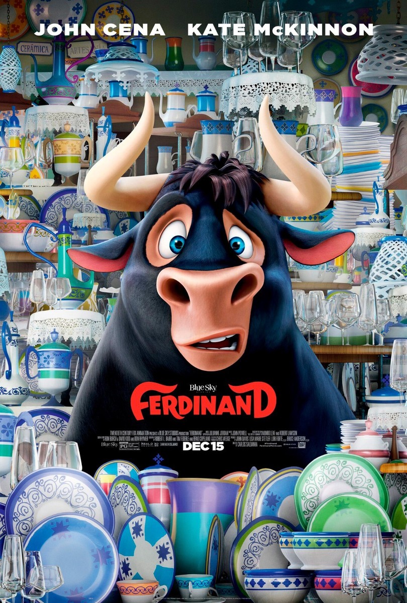 John Cena Disney Plus Ferdinand Ferdinand Movie Poster Print (c