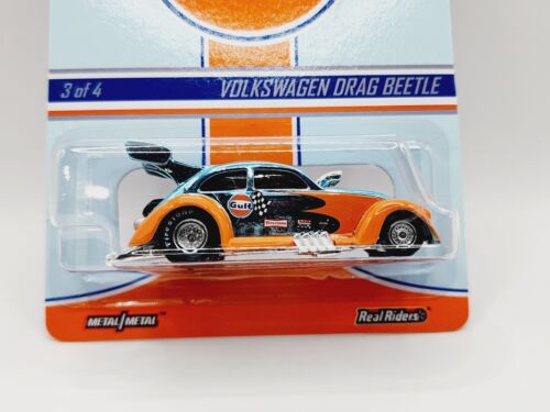 HOT WHEELS RLC GULF VOLKSWAGEN DRAG BEETLE #3951 NEW VERY NICE N766 - Picture 4 of 10