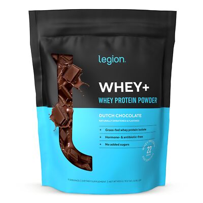 LEGION Whey+ Protein Whey Isolate from Grass Fed Cows - Whey Protein Isolate ...