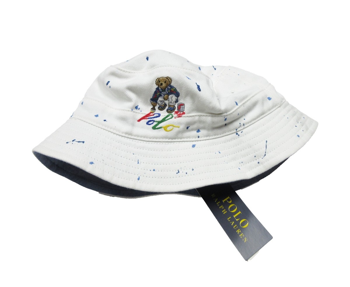 ☆POLO RALPH LAUREN☆ Cotton Chino Bucket Hat White MAPOHGS0 Polo Ralph Lauren Cotton Chino Bucket Hat Newport Navy