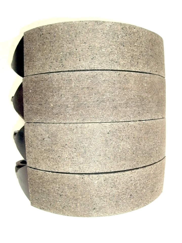 4 - Bonded Mercedes Benz Brake Shoes 1953 - 1959 Models 180 180a 180d Rear - Image 4 of 4