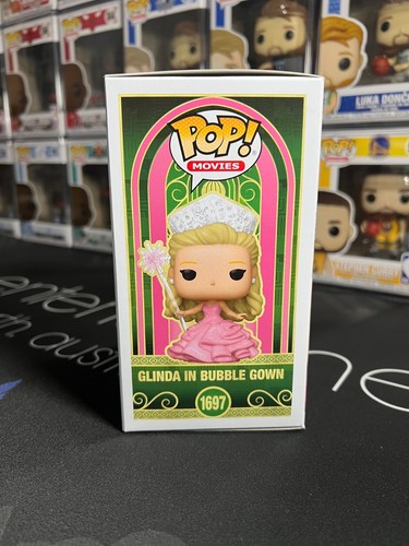 WICKED GLINDA IN BUBBLE GOWN FUNKO POP MOVIES VINYL FIGURE #1697 EXP POST P/P - Picture 6 of 9