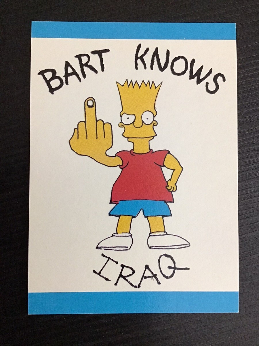 BART KNOWS Bart Simpson 