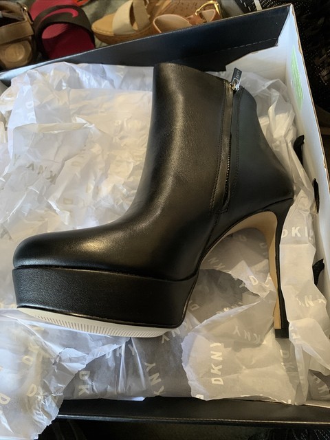 dkny jami platform booties
