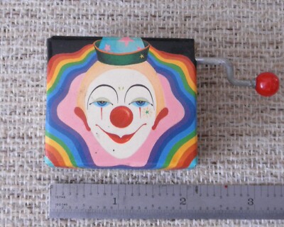 Vintage Koji Murai Pierrot de Pierre Clown Wind-up Music Box