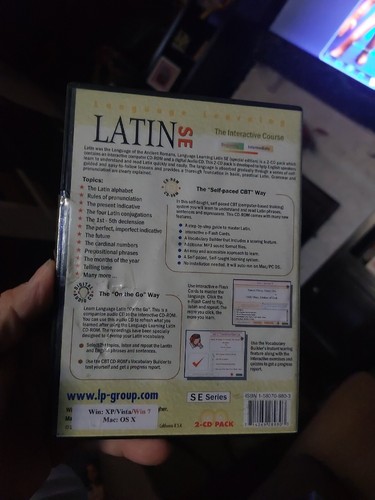 Latin se The Interactive Course CD Rom & Audio CD - Self-Paced Program 2 discs - Picture 2 of 4