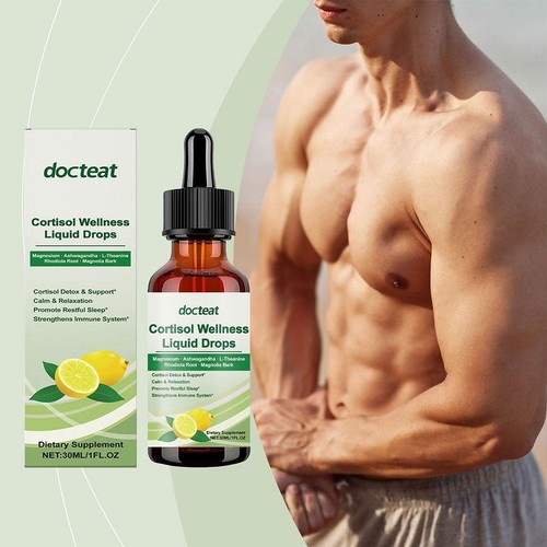 Cortisol Supplement Liquid Drops, 17-In-1 Cortisol Detox W. Magnesium Glyci X8T6 - Picture 9 of 22