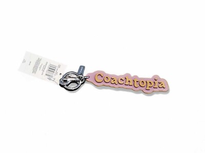 ショルダーバッグ・ポシェット Coachtopia Bag Charm In Coachtopia Leather CL881 Logo Bag Charm In Coachtopia Leather | Coachtopia ™