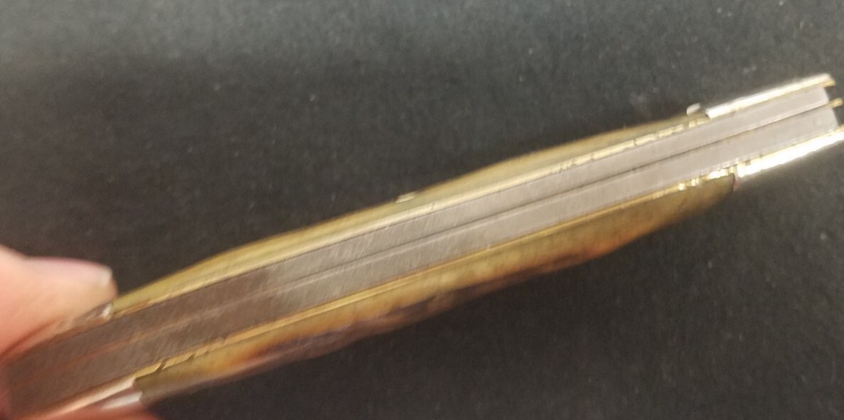 Case XX 5265 SAB Folding Hunter Knife, 1965-1969, Stag Handles
