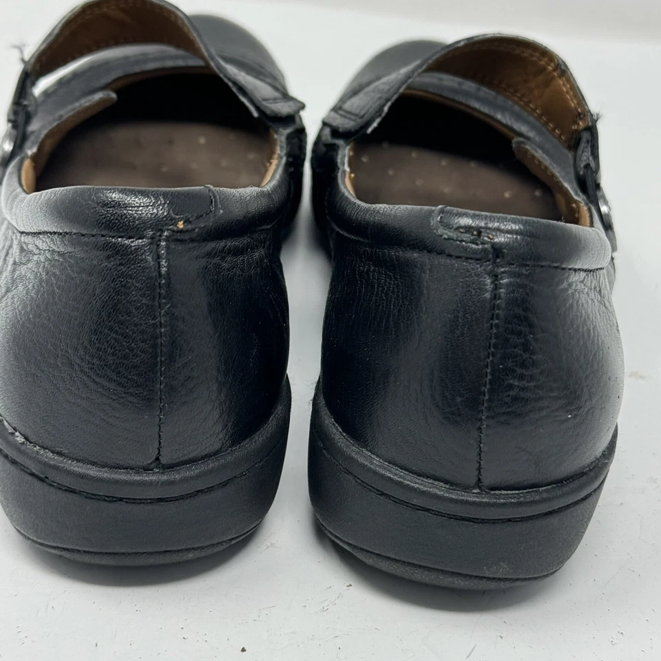 Sapatos femininos Hush Puppies couro preto Mary Jane tamanho 7 Gyneth - Imagem 4 de 4