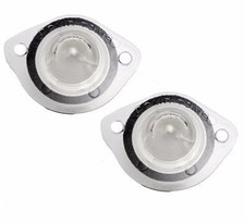 New 79 - 93 Mustang License Plate Light Lamp Lenses Lens Pair