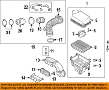 HYUNDAI OEM 17-21 Elantra GT EngineTransaxle Air Intake-Lower Housing 28112F2850