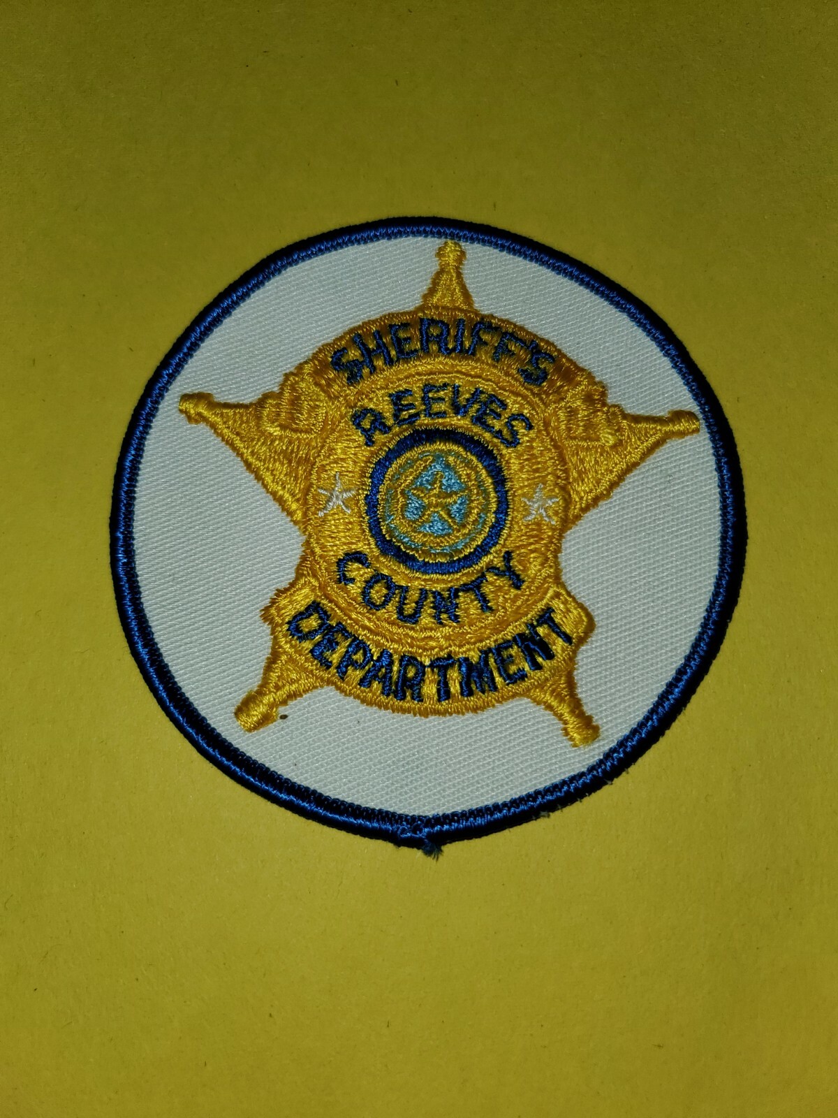 Reeves County Sheriff's Dept Patch eBay