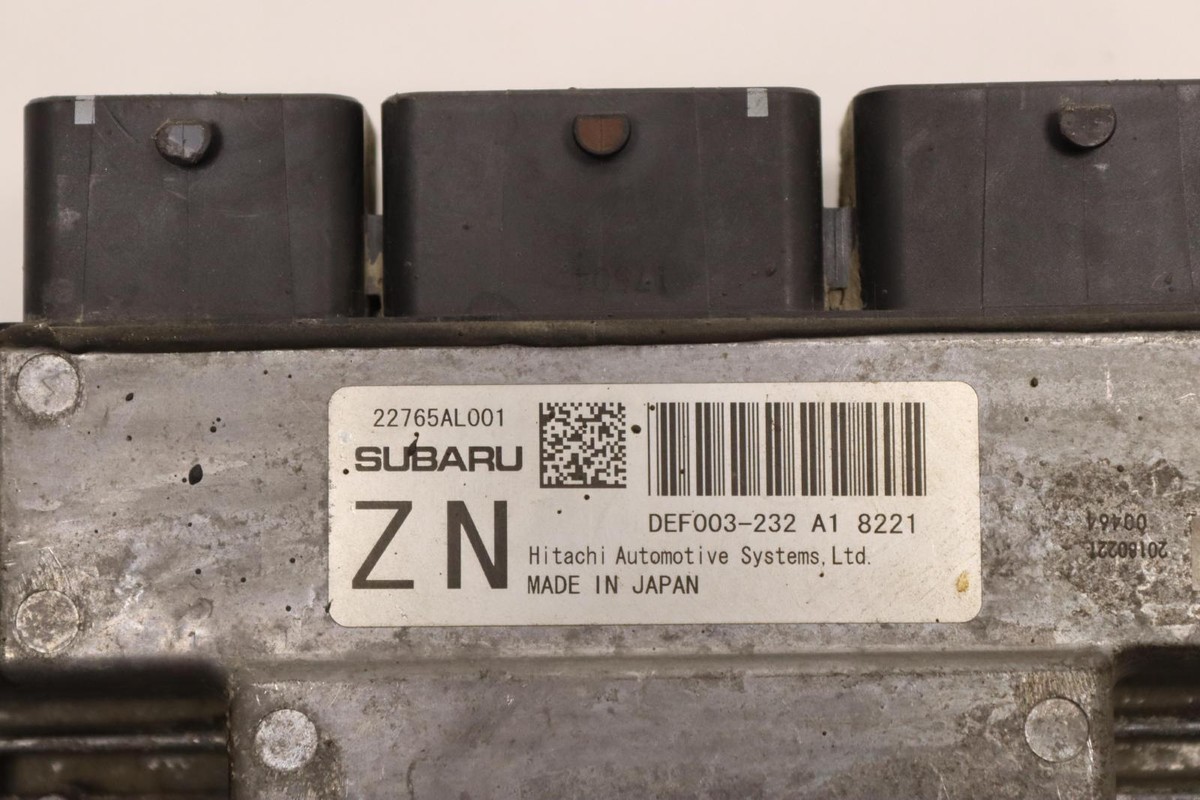 2018 SUBARU WRX 2.0L M/T ECM ENGINE COMPUTER CONTROL MODULE BRAIN