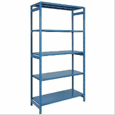 SCAFFALE SCAFFALI SCAFFALATURE MENSOLA METALLO 5RIPIANI AZZURRO 106x42x180 - Foto 1 di 1