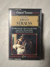 Classical Treasures Johann Strauss Waltzes 1825-1899  Cassette Tape