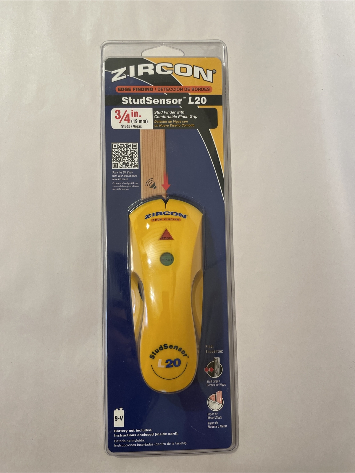 Zircon Studsensor L20 3/4 Inch Edge Finding Pinch Grip Wood Metal eBay