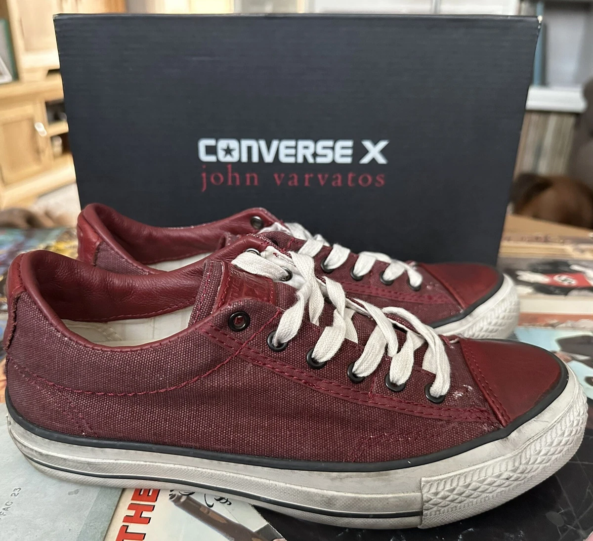 Converse john varvatos burgundy sales