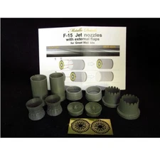 F-15 Jet Nozzles (with external flaps) 1:48 for Revell, GWH Aircraft Model Kit