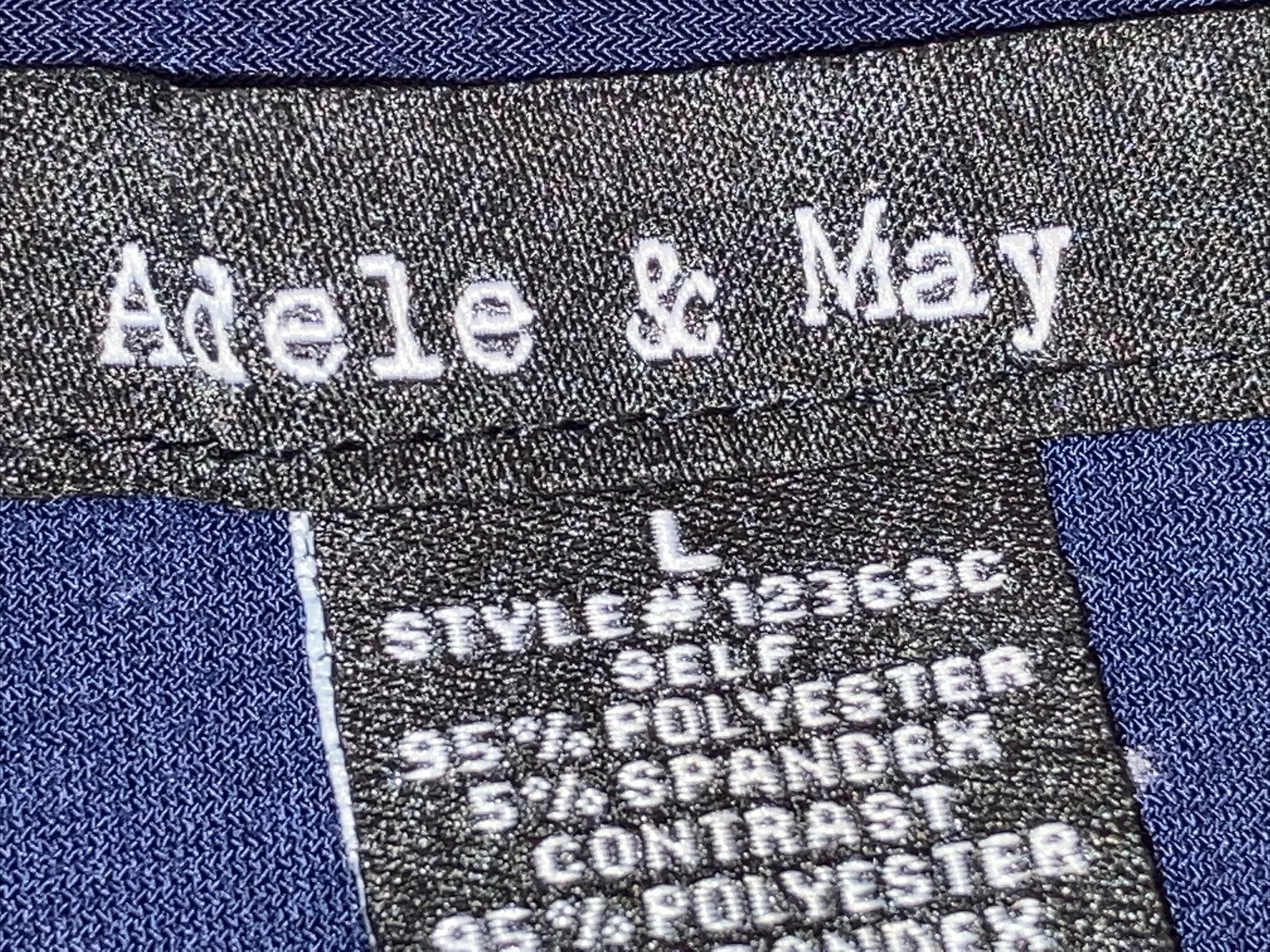 Adele & May Black White Geometric Pattern Blouse … - image 2